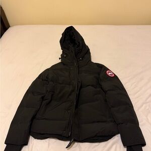 Canada Goose Black Hooded Jacket